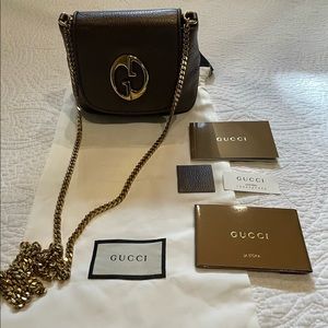 Gucci Mini Cross Body Bag Leather Bag